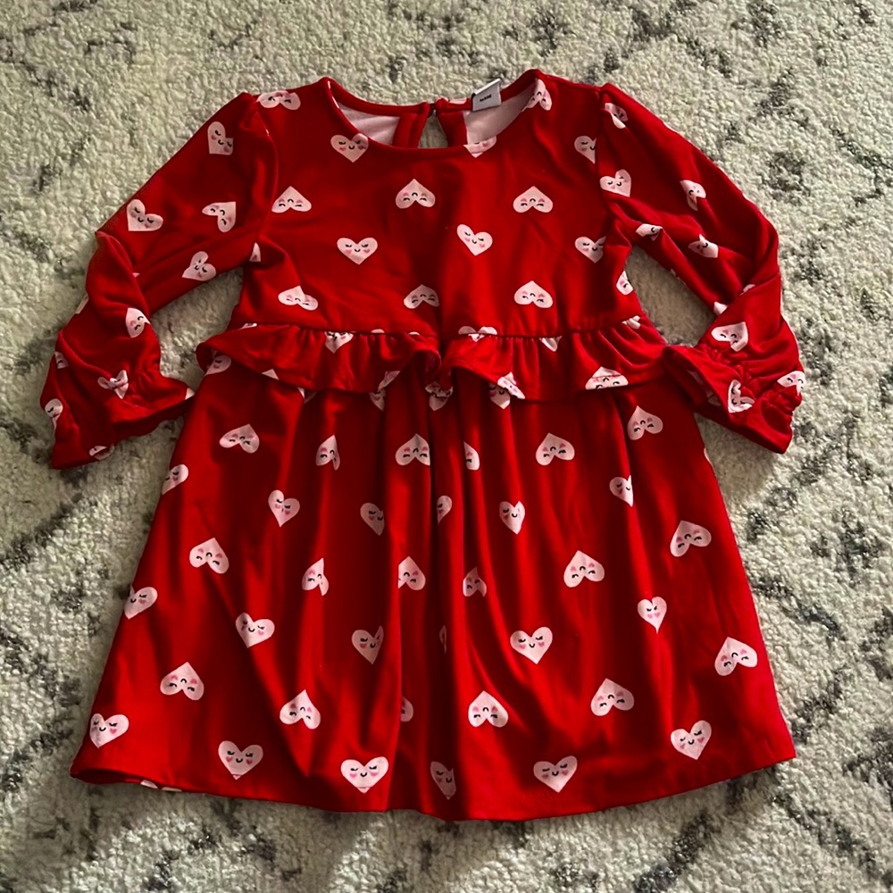 Old navy 18-24 month girl heart valentine’s Day dress